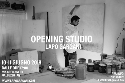L#8217;artista Lapo Gargani apre le porte del suo studio