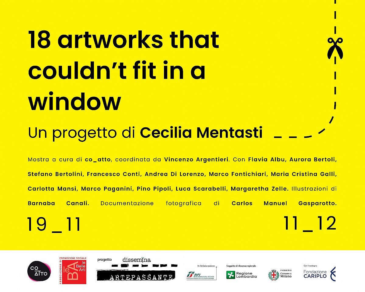 Cecilia Mentasti, 18 artworks that couldn't fit in a window