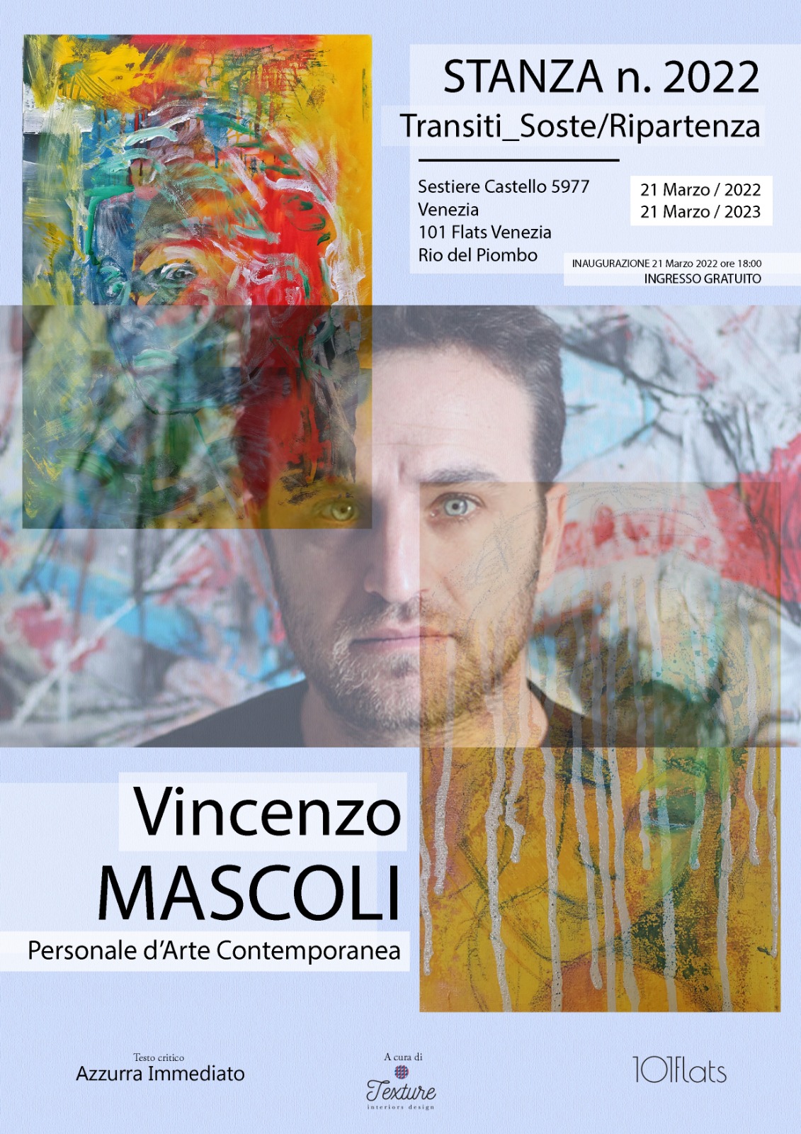 Vincenzo mascoli in Stanza 2022 Venezia