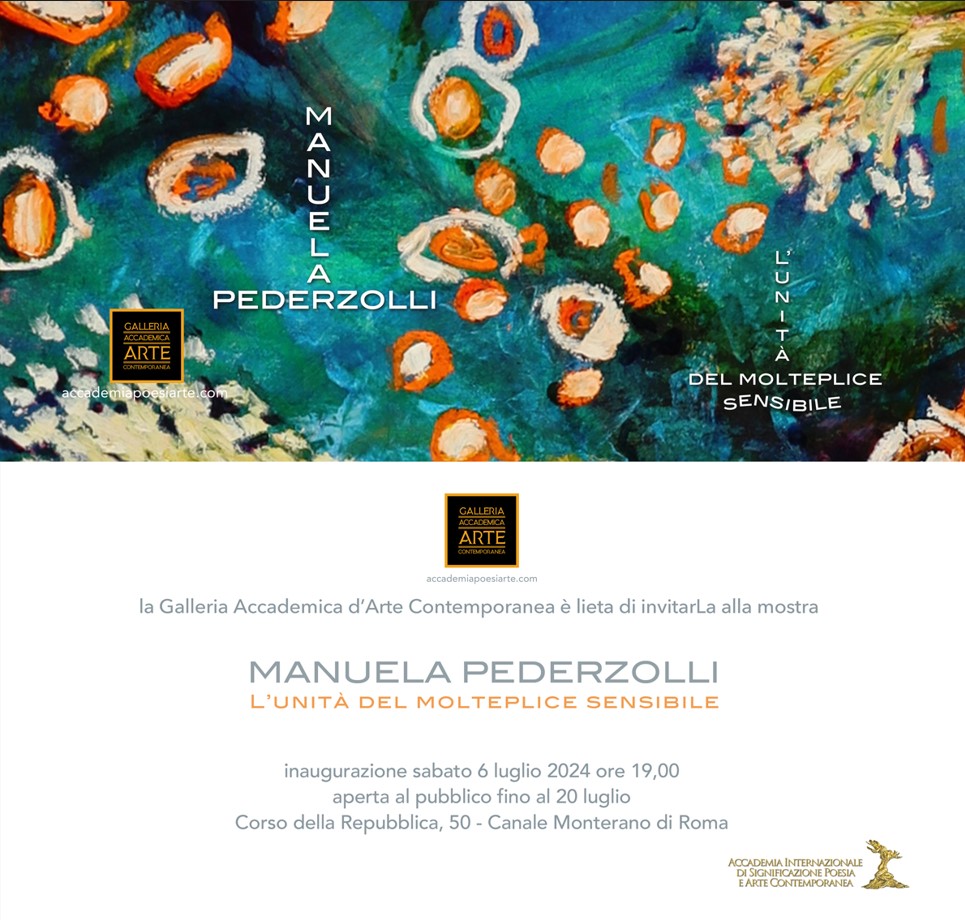 La Galleria Accademica presenta Manuela Pederzolli.