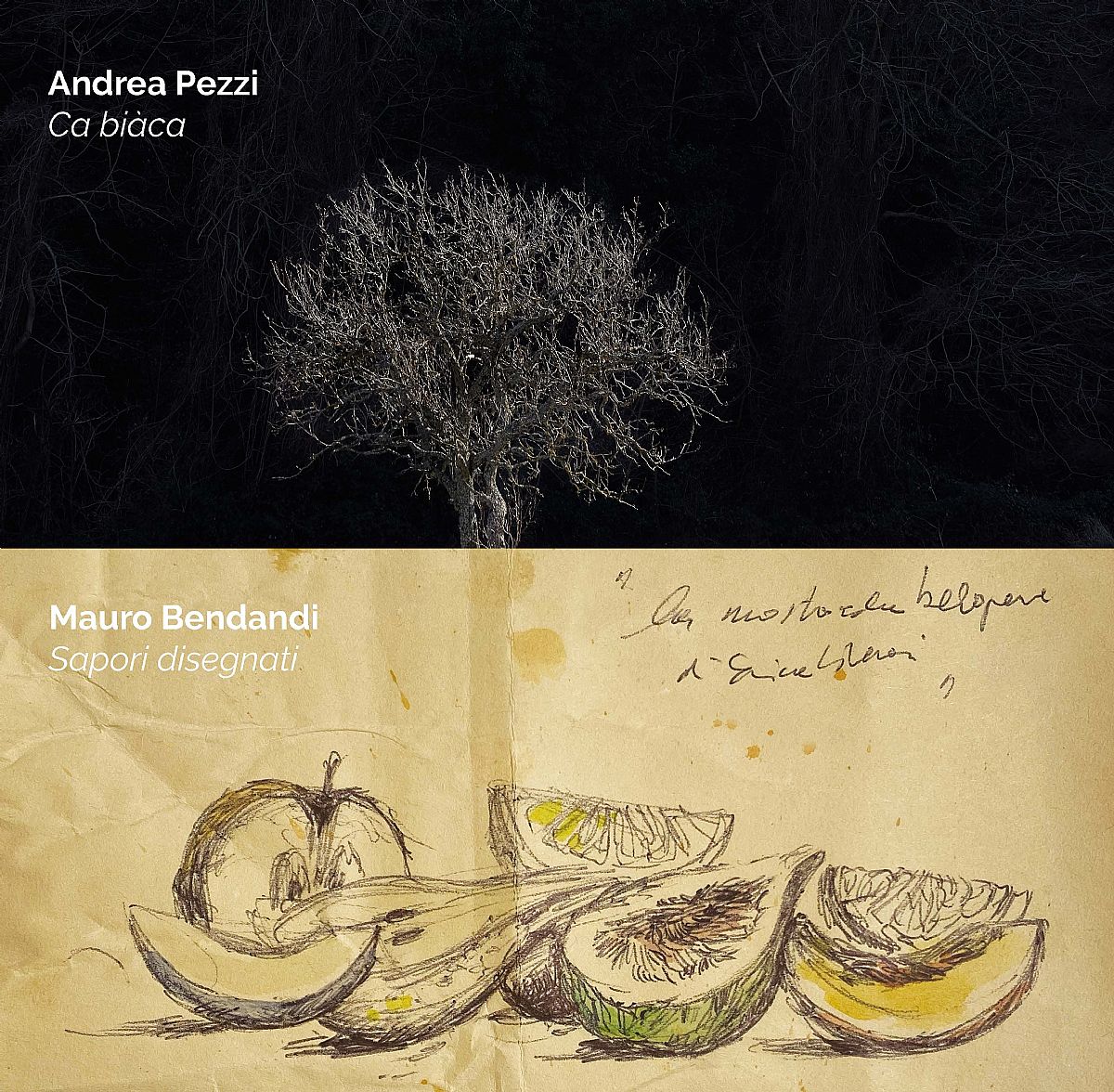 Doppia personale dedicata a MAURO BENDANDI e ANDREA PEZZI, vincitori del concorso d#8217;arte CONTEMPORANEAMENTE SAPORI E ARTE 1#176; edizione