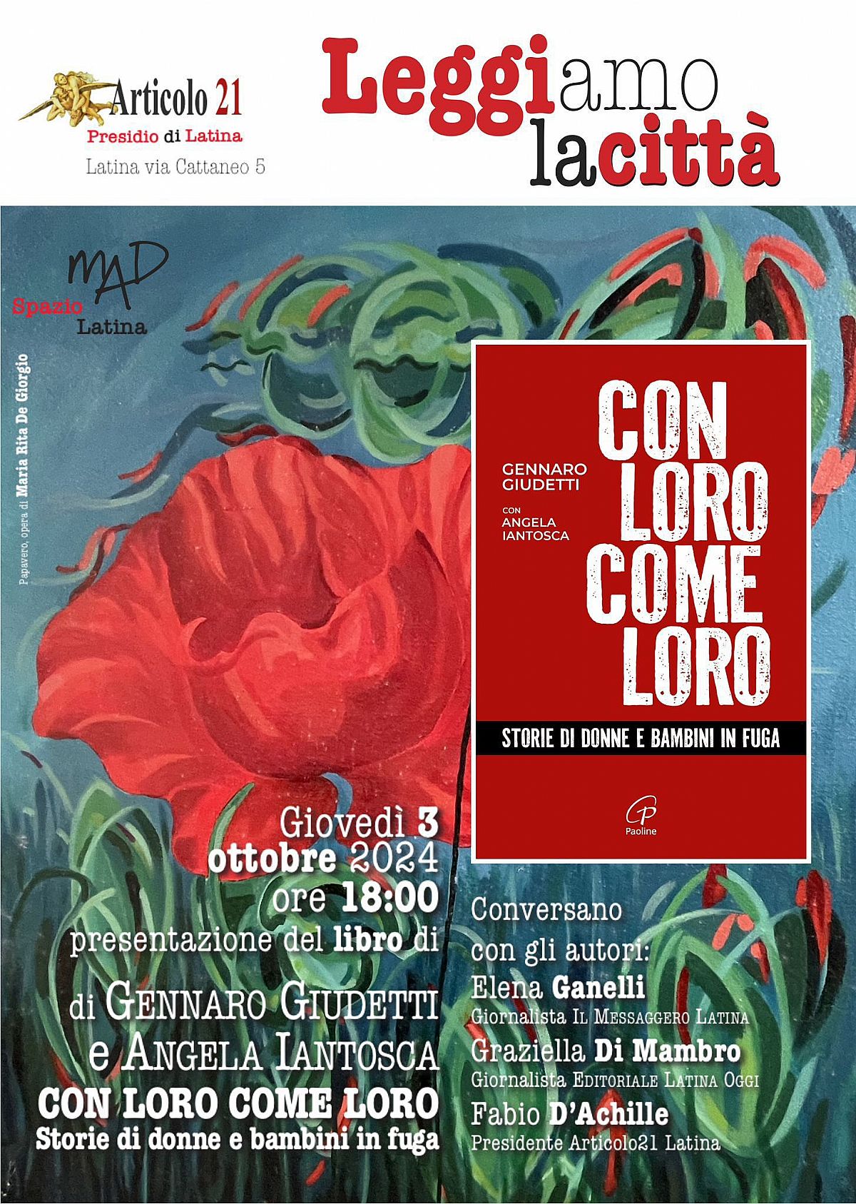 CON LORO COME LORO Storie di donne e bambini in fuga