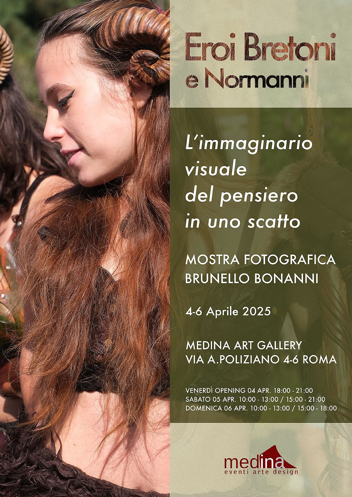 MOSTRA FOTOGRAFICA DI BRUNELLO BONANNI EROI BRETONI E NORMANNI