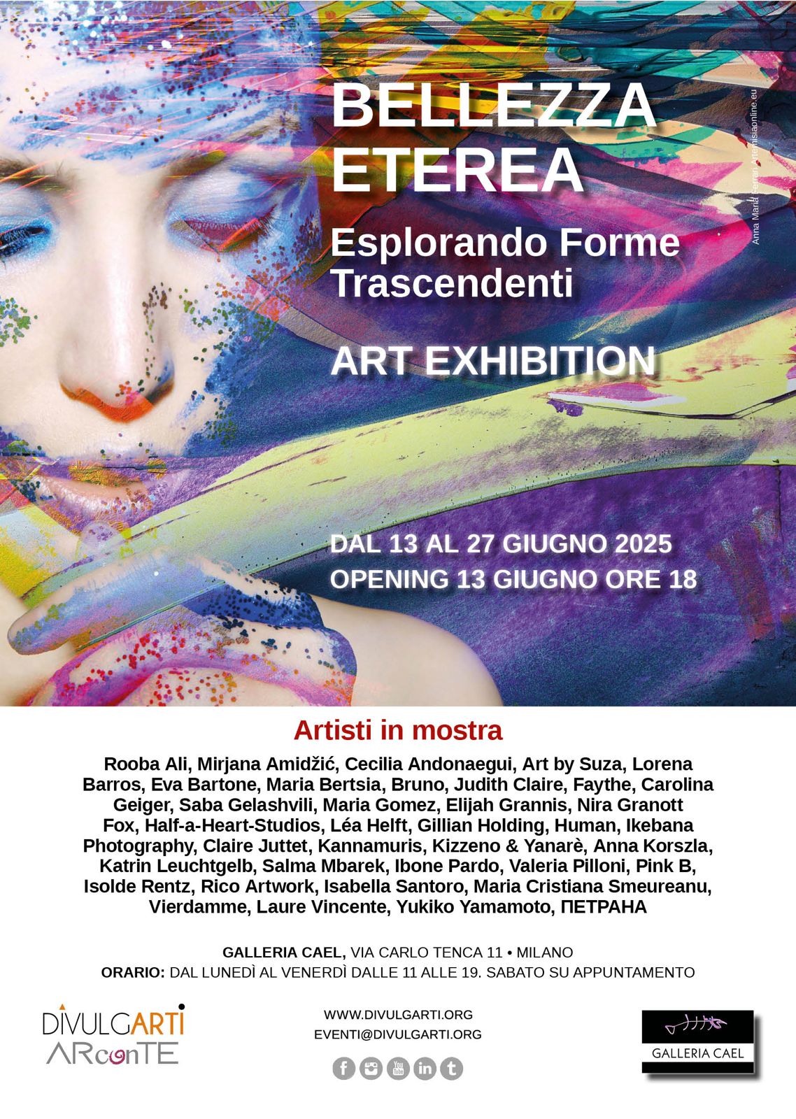 Bellezza Eterea alla Galleria Cael di Milano