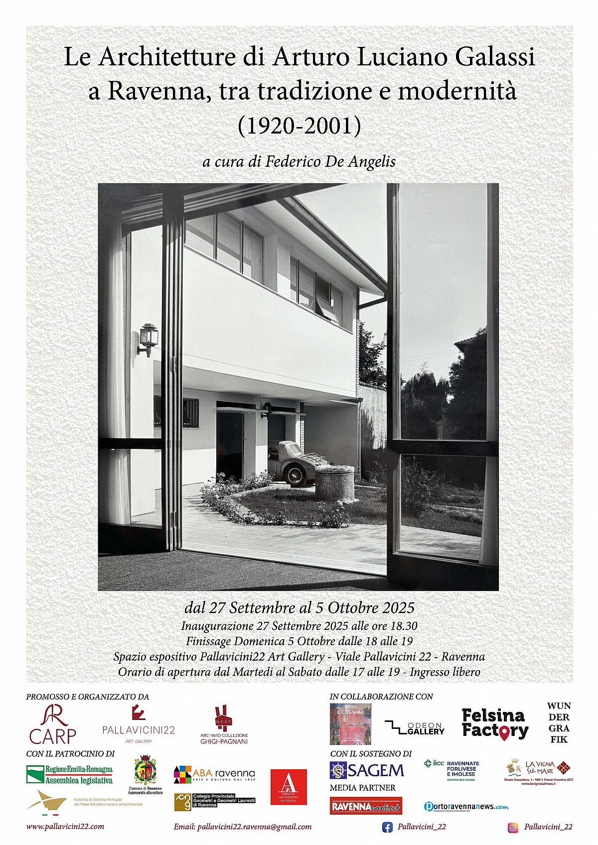 Le Architetture di Arturo Luciano Galassi a Ravenna, tra tradizione e modernit#224;.