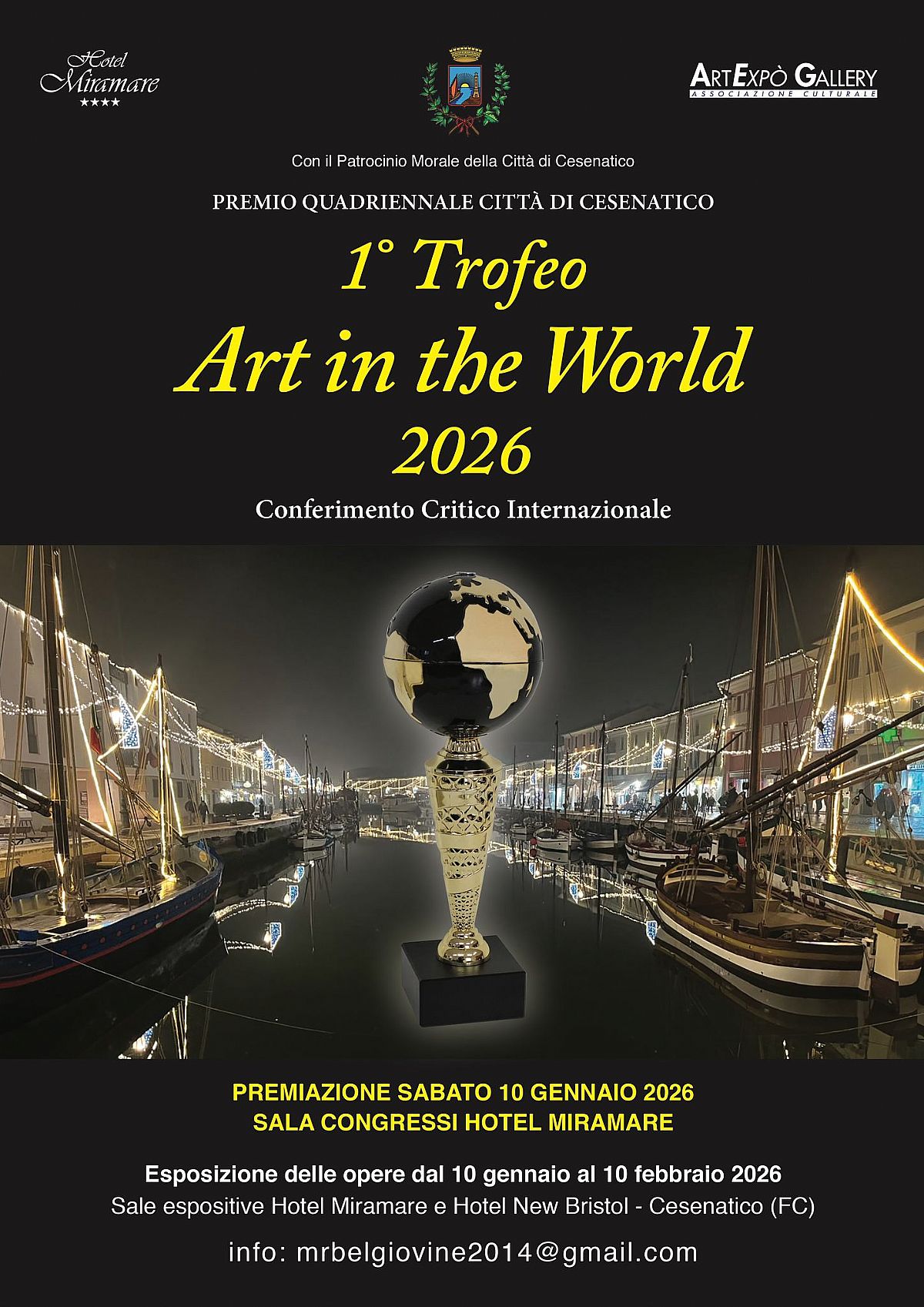 1#176; Trofeo Art in the World 2026 - Premio Citt#224; di Cesenatico