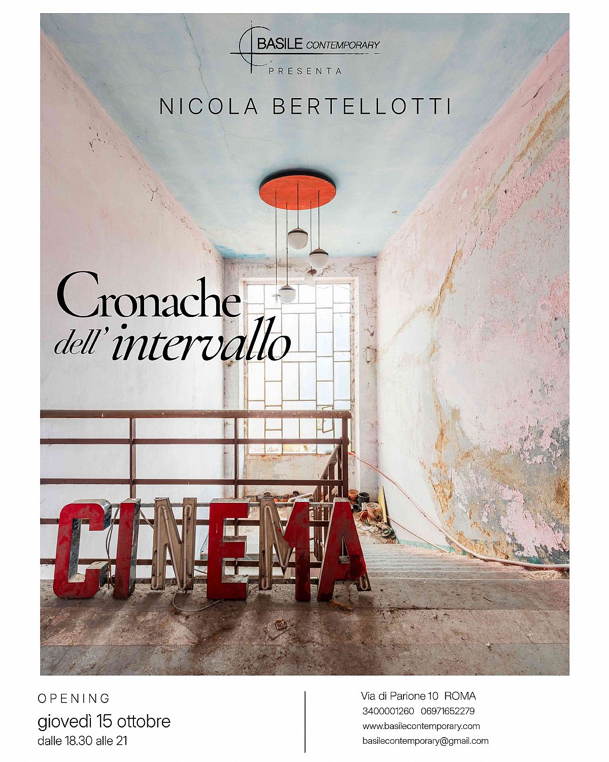 Basile Contemporary presenta la mostra Cronache dell'intervallo di Nicola Bertellotti